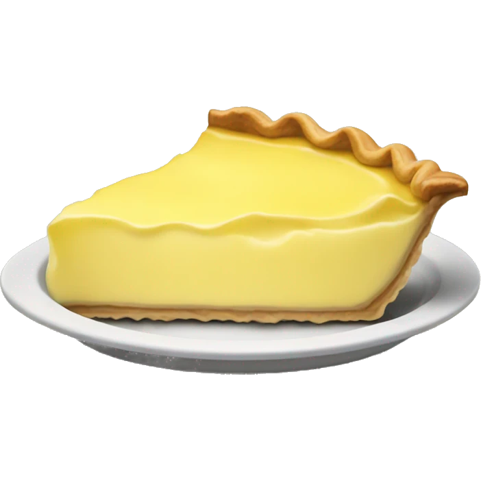 Lemon pie piece  emoji
