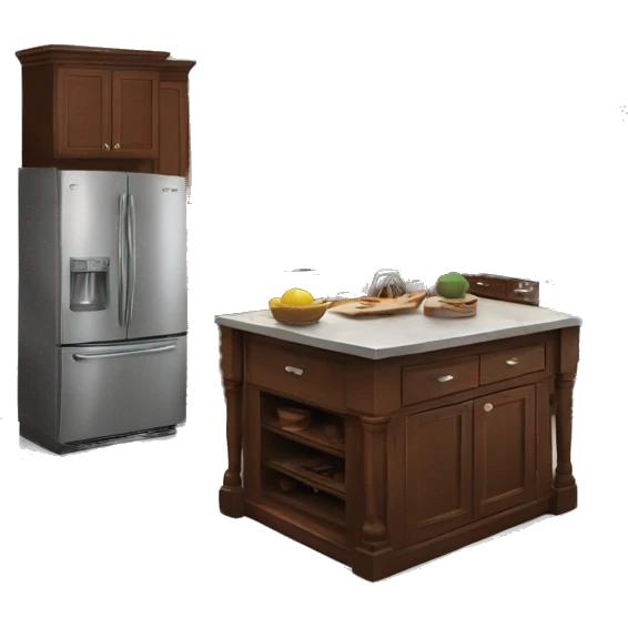 Kitchen island realistic emoji