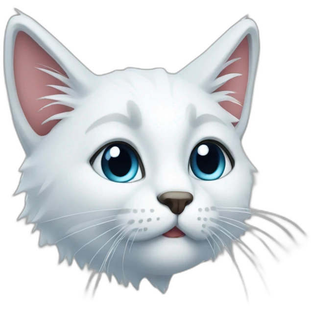 Schneeflockenkatze emoji