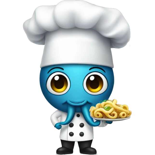 Octopus chef  emoji