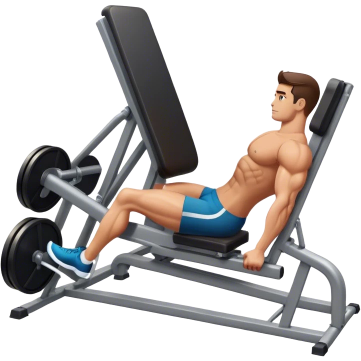 how to use a leg press machine emoji