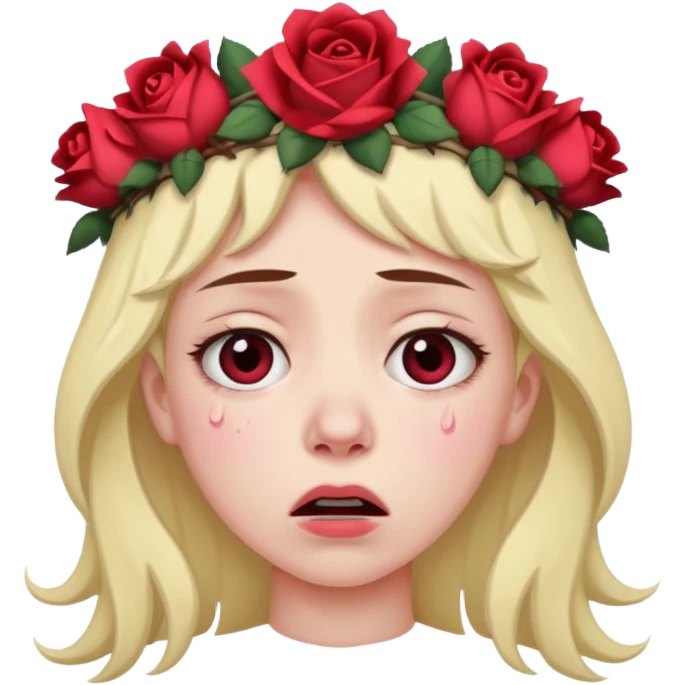 🥀+😨 emoji
