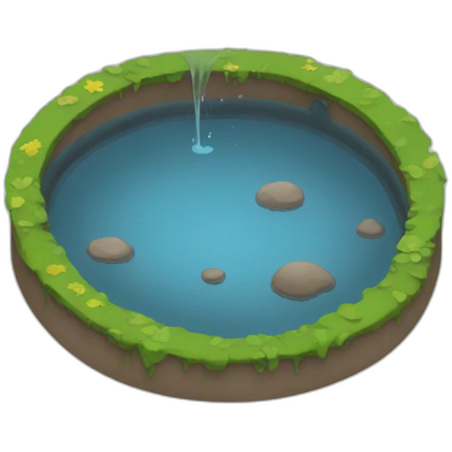 Water puddle emoji