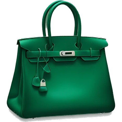 dark green hermes birkin bag emoji