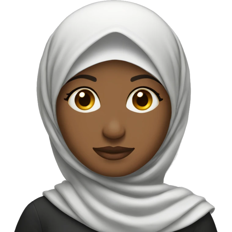 hijabi with kufiyeh on shoulder  emoji
