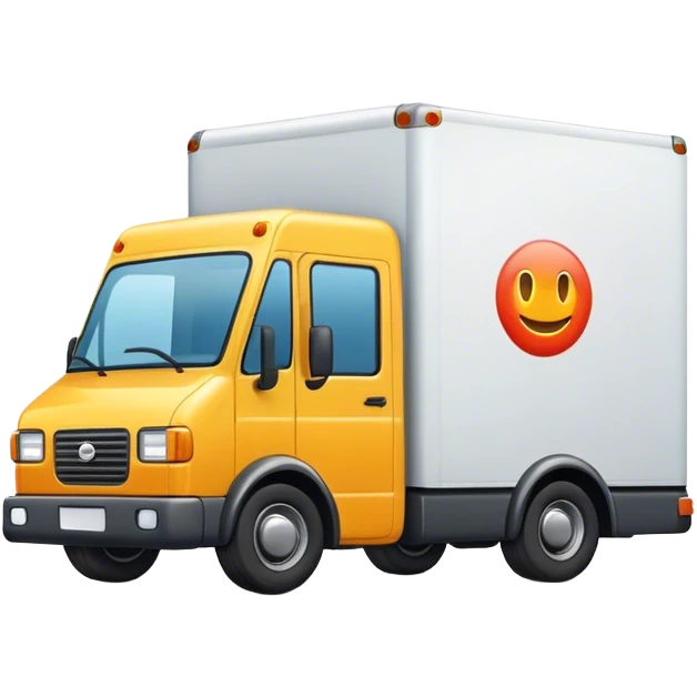 Delivery truck emoji