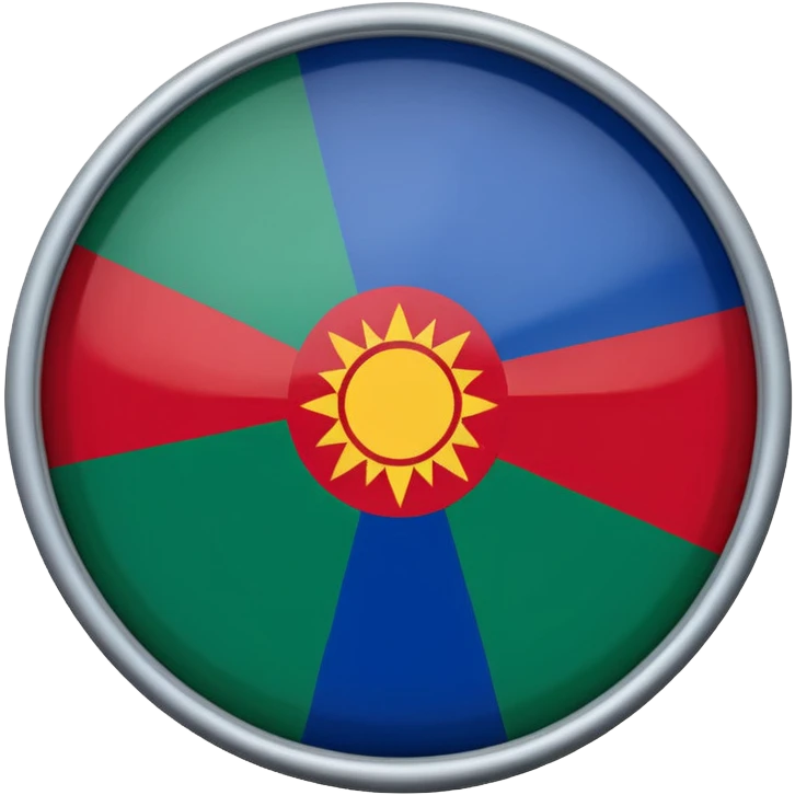 Drapeau des gitans  emoji