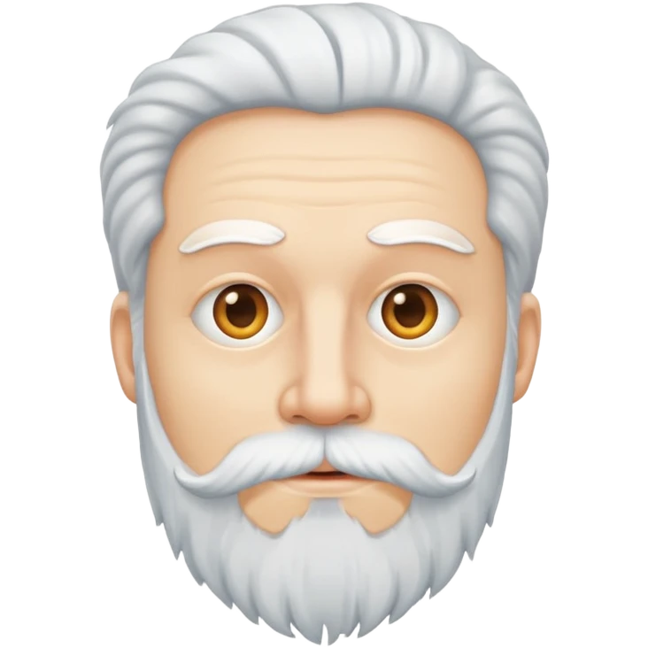 stringy white chin beard emoji