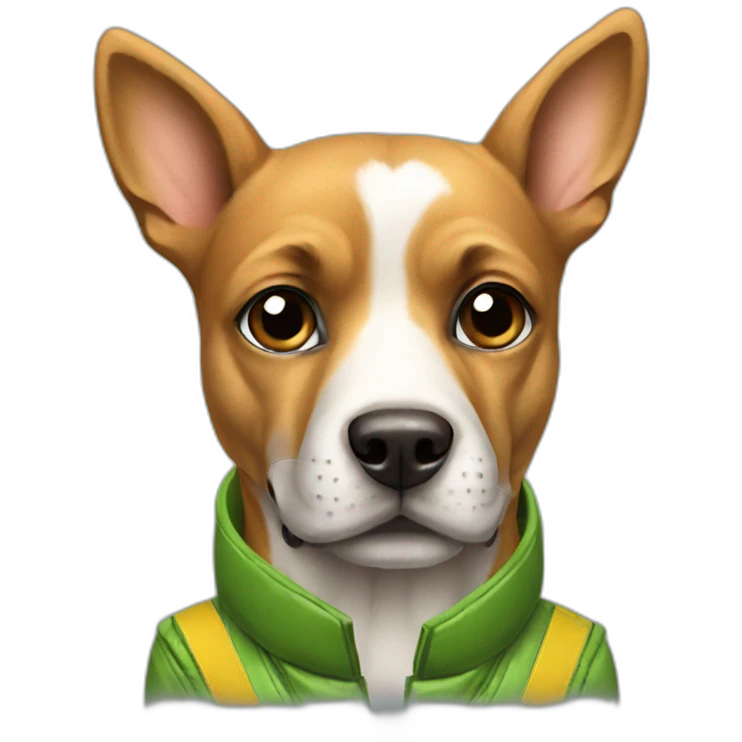 Lamborghini dog driver emoji