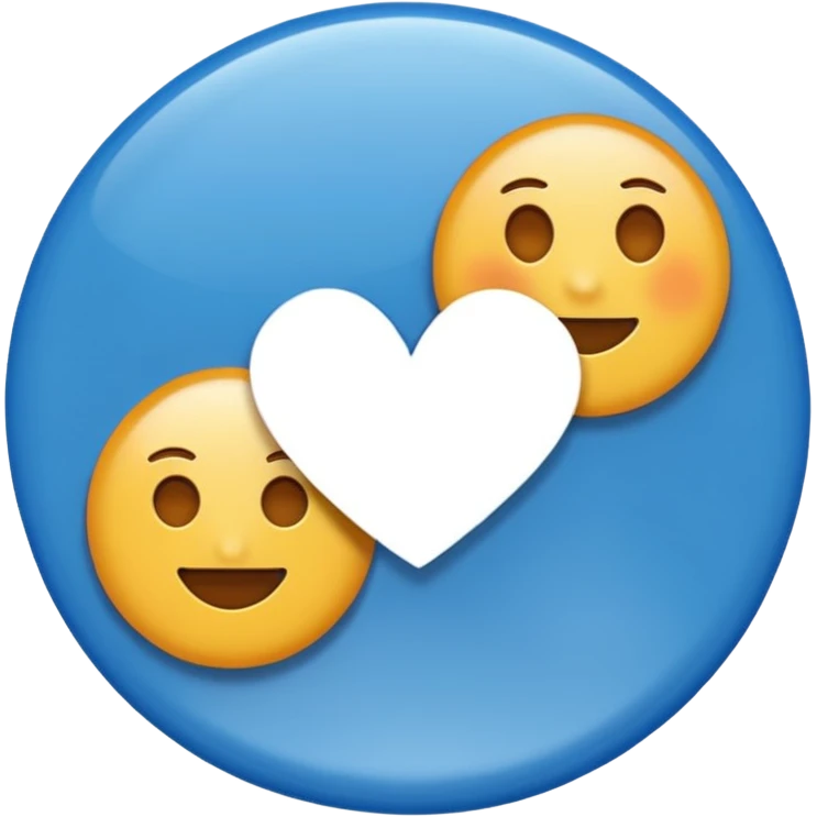 emoji de selo verificado do instagram, círculo azul, check branco no centro, estilo emoji oficial, fundo limpo, alta qualidade emoji