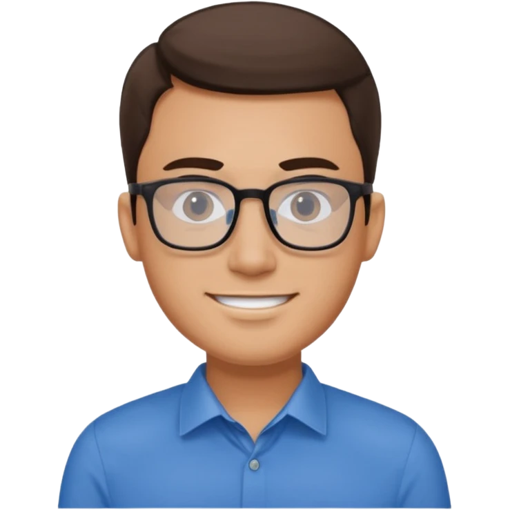 office worker man, make 2 variant, two of them are proper but have different characteristic emoji