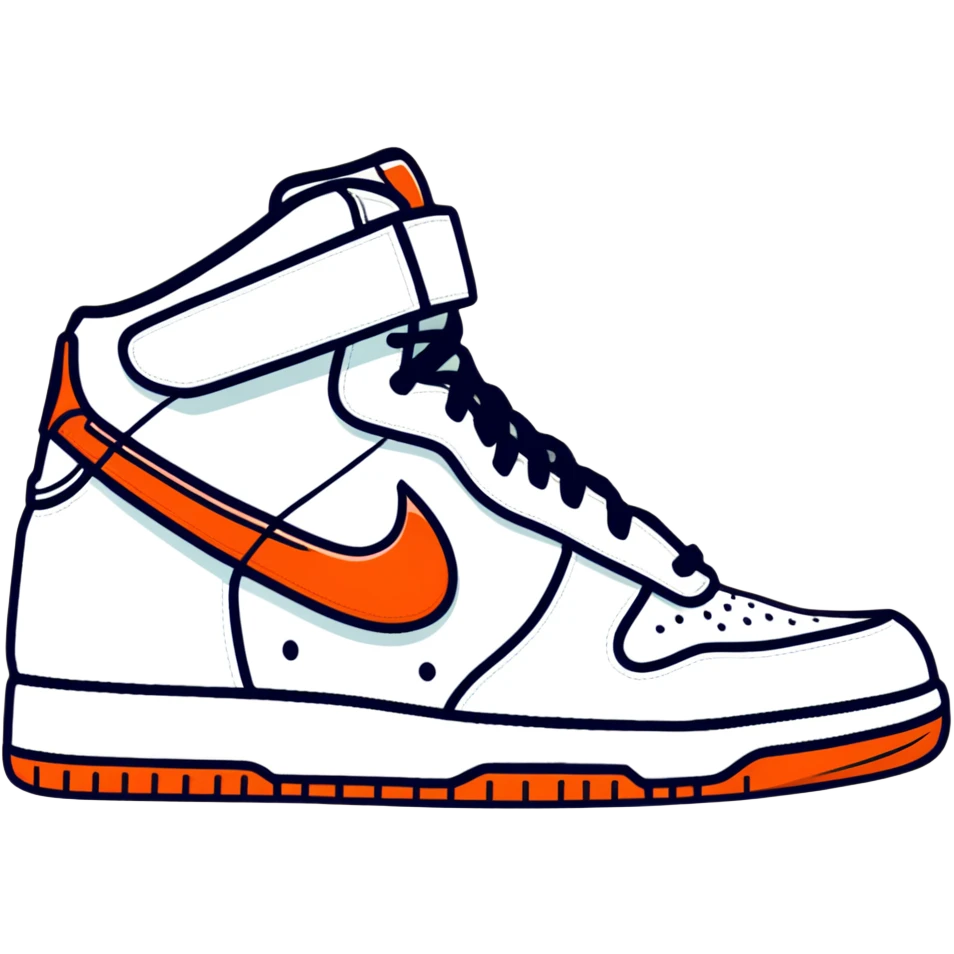Colorful Nike shoes emoji