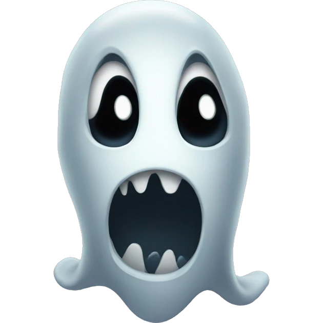 scared ghost emoji emoji