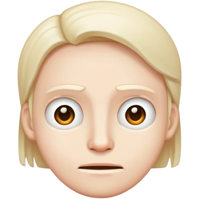 Sarcastic face emoji