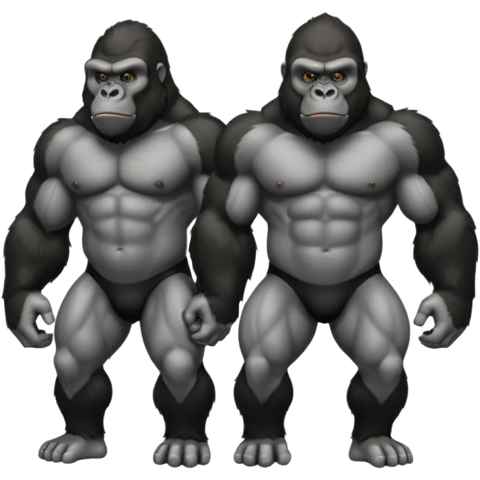 gorilas monkeys emoji