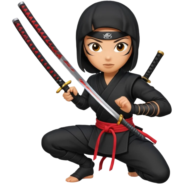 Ninja mujer emoji