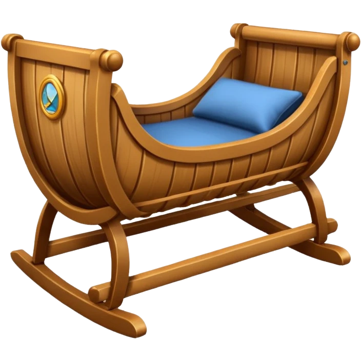 noel wood cradle emoji
