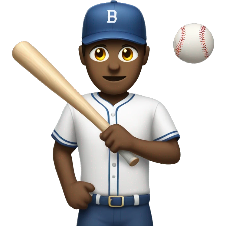 Human with baseball bat emoji
