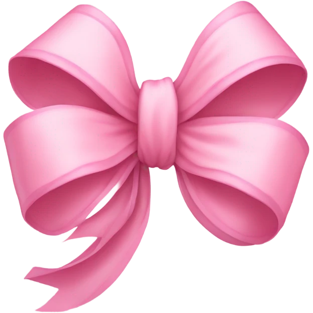 Pink bow emoji