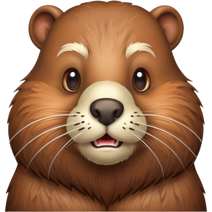 beaver with a beard emoji