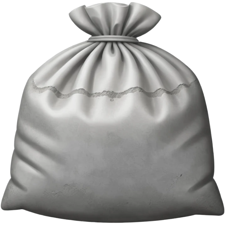 cement powder bag emoji