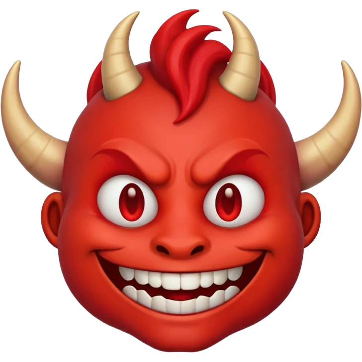 a red demon emoji like this😈 emoji