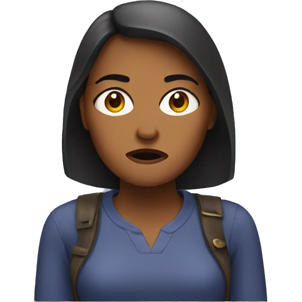 Woman annoyed  emoji