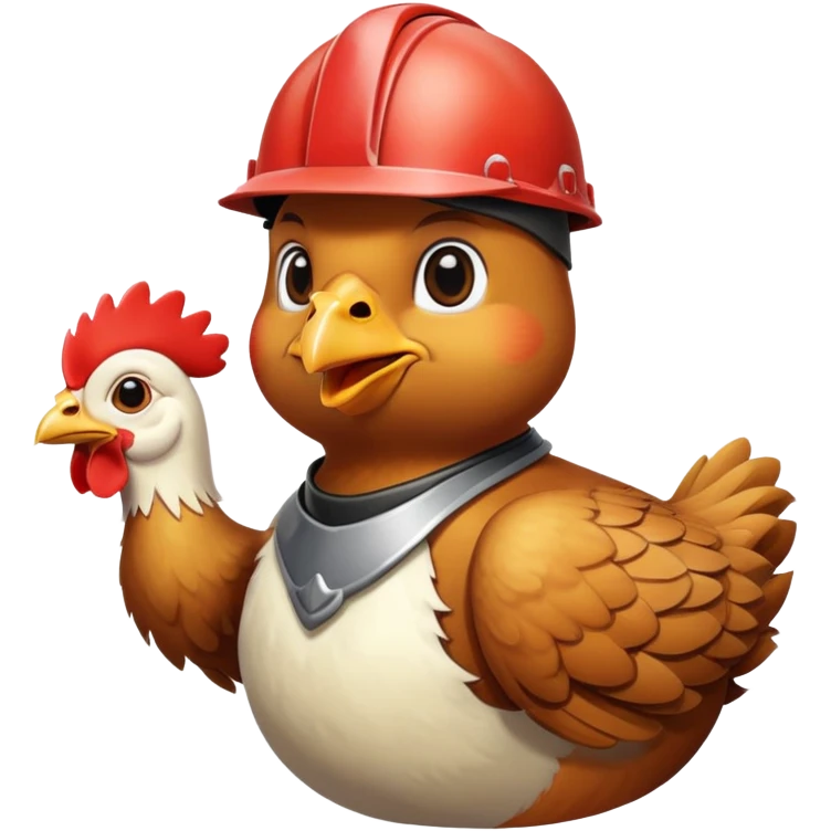 Chicken jockey ￼ emoji