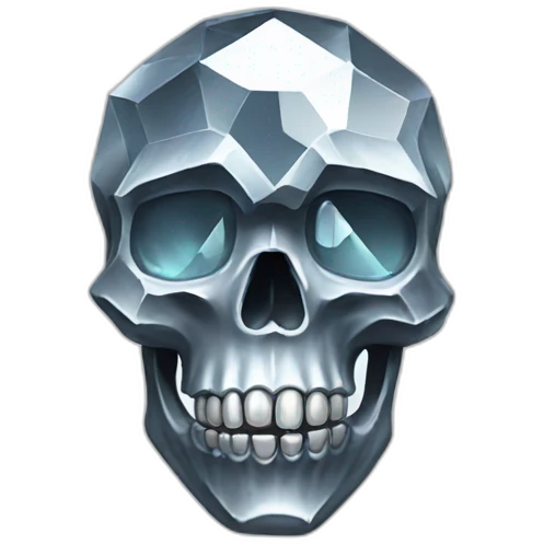 Diamond skull emoji
