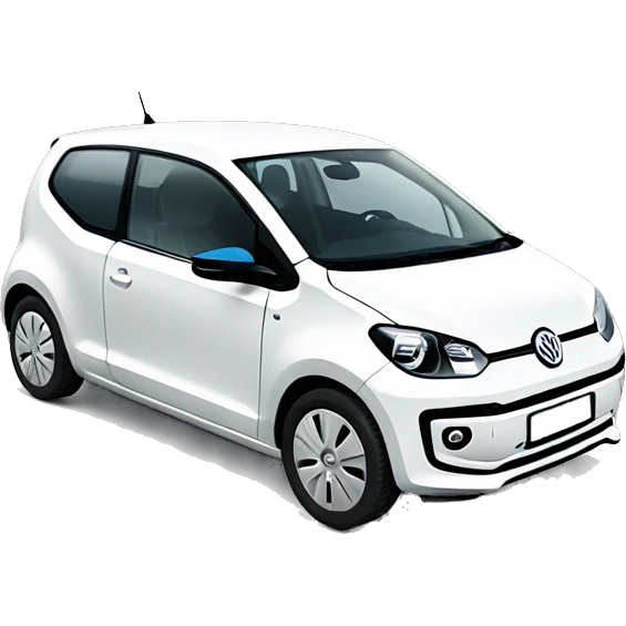 Blauer vw up emoji