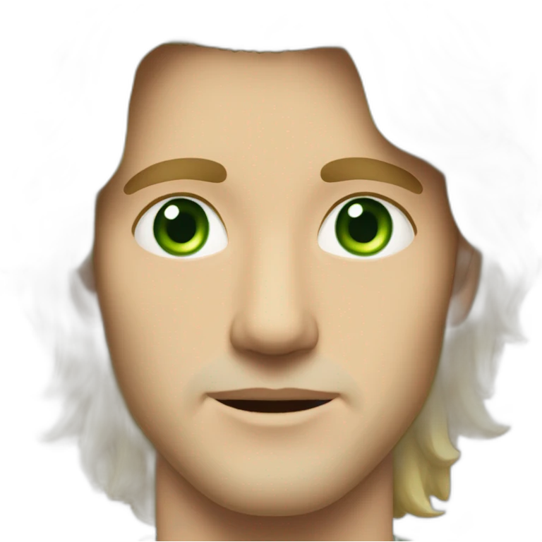 generate a blonde man with green eyes if you want to deviate and be free emoji
