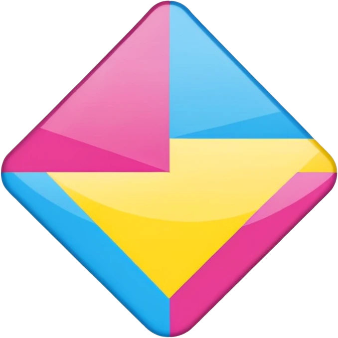 Pansexual small flag emoji