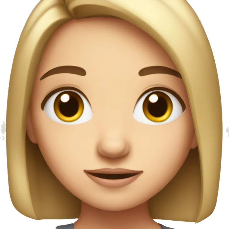 Cute girl emoji
