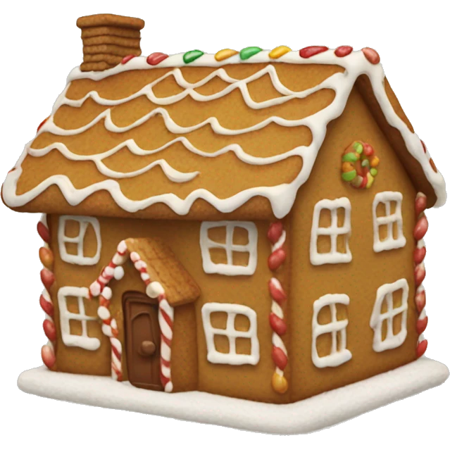 ginger bread house emoji
