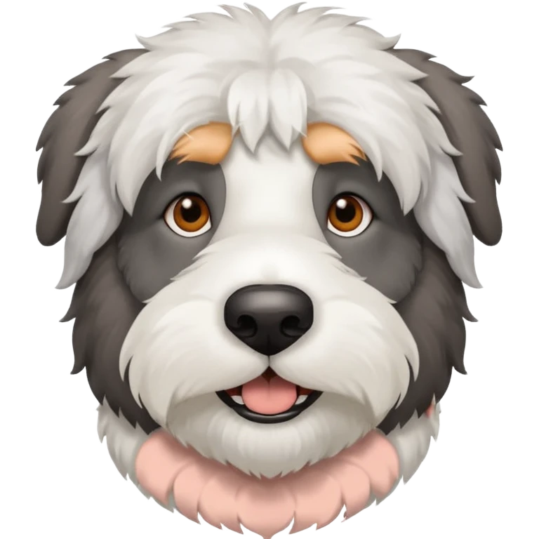 Perro viejo pastor inglés emoji