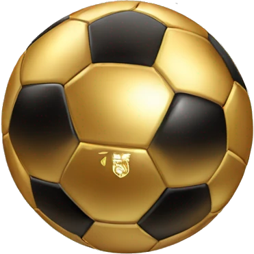 Messi golden ball emoji