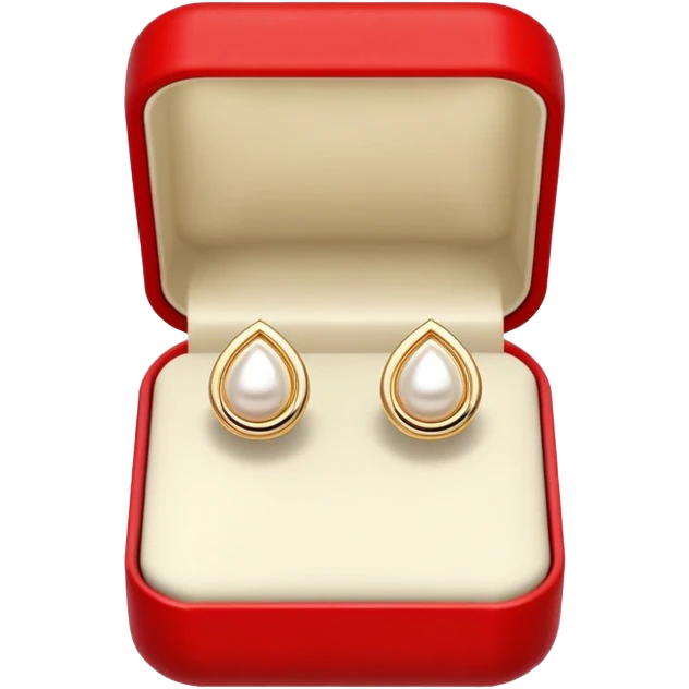 Earrings (in red box, front view) – Ivory, no need to add face or emoji emoji