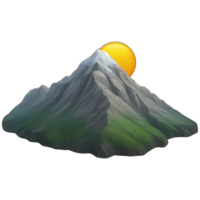 mountain emoji