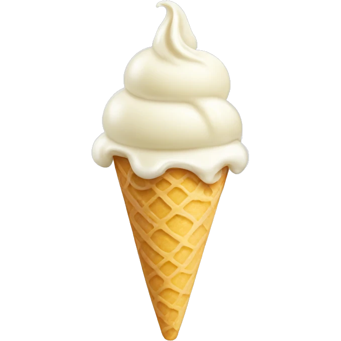 vanilla ice cream emoji