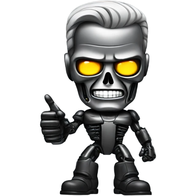 Terminator with thumbs up emoji