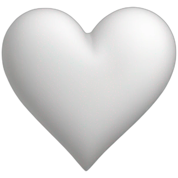 white heart emoji