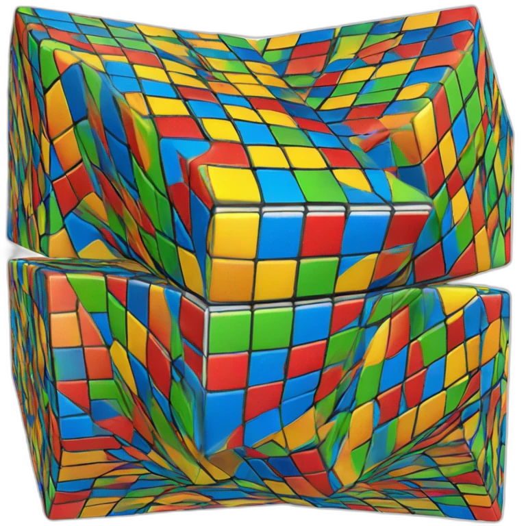rubik’s cube 3x3x3 emoji