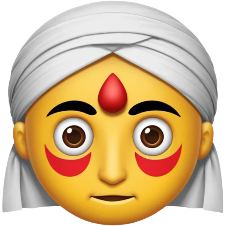Mavi renkte üzerinde ay yıldız olan bayrak  emoji