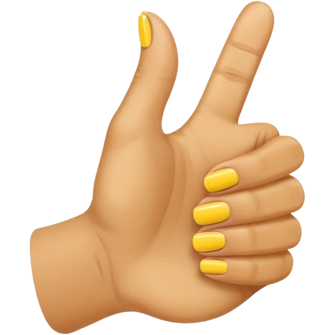 thumbs up hand, positive, yellow emoji