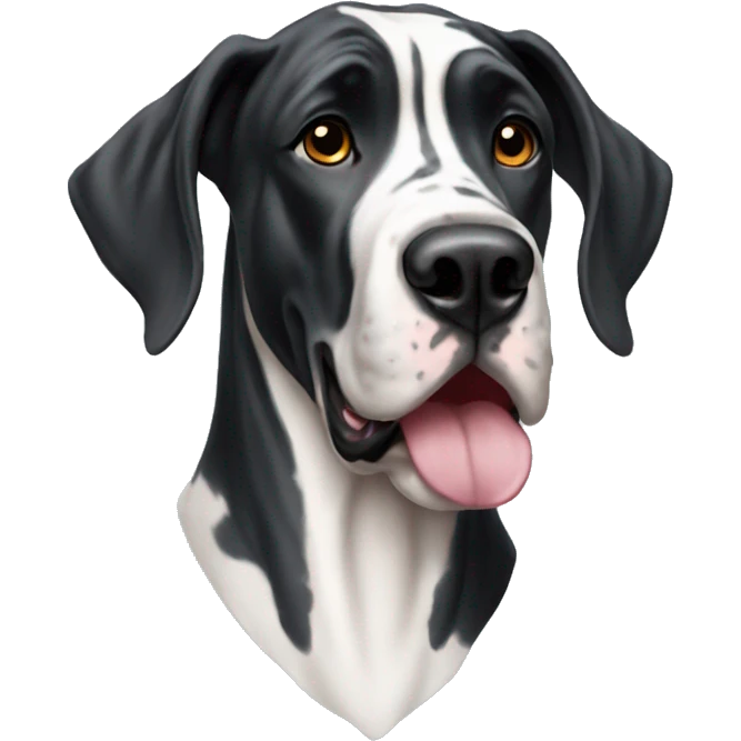 harlequin great dane emoji