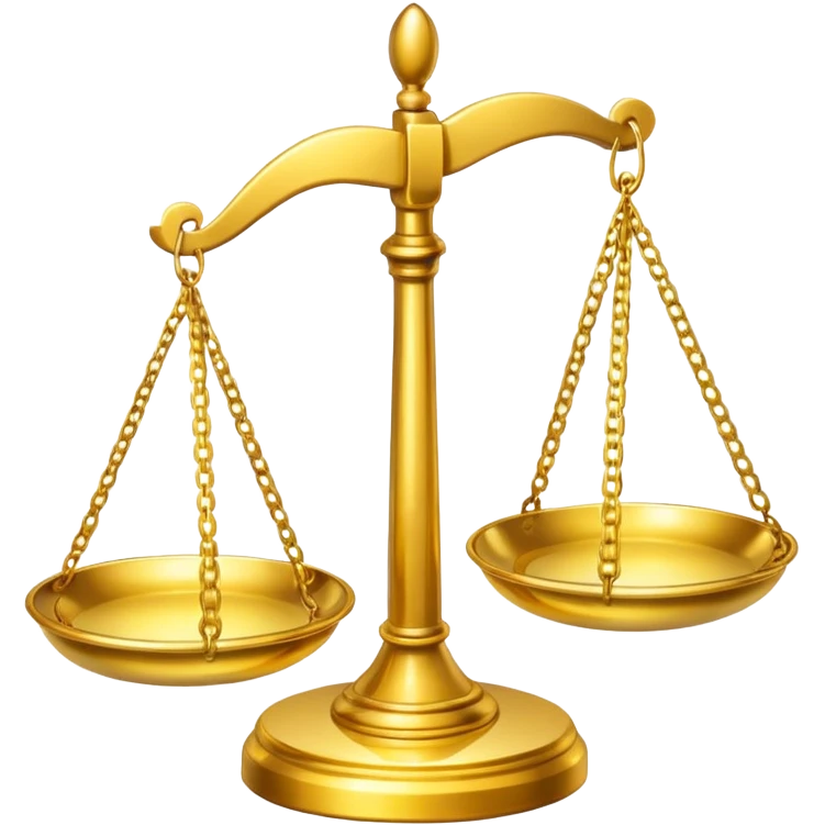 golden scales emoji