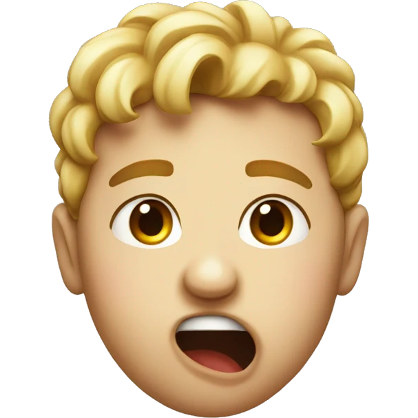 emoji raising eyebrow while biting side of lip emoji
