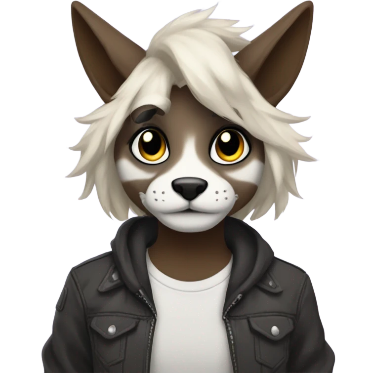 Anthro Fursona Furry Edgy Cool Cute Full body emoji