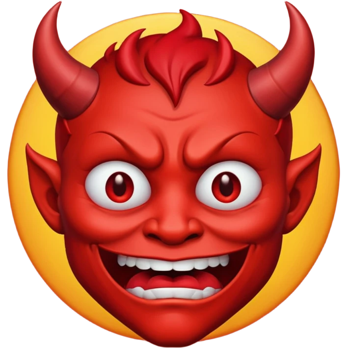 devil smirking crying  emoji