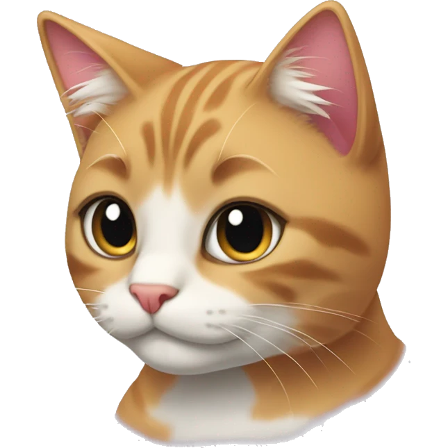 cat with tophot and is inlove emoji